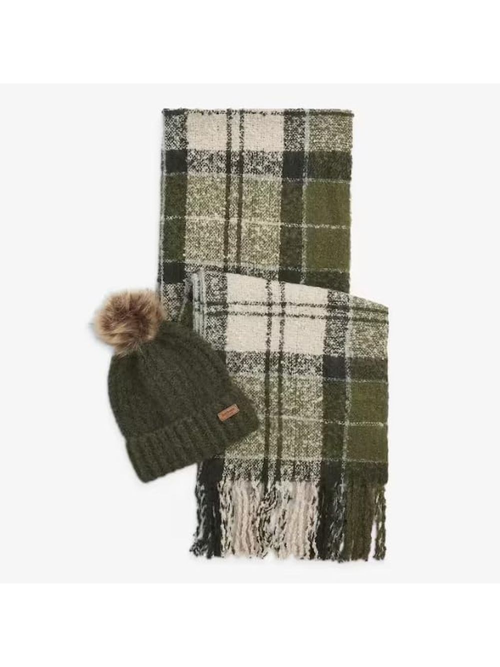 Saltburn Beanie & Tartan Scarf 