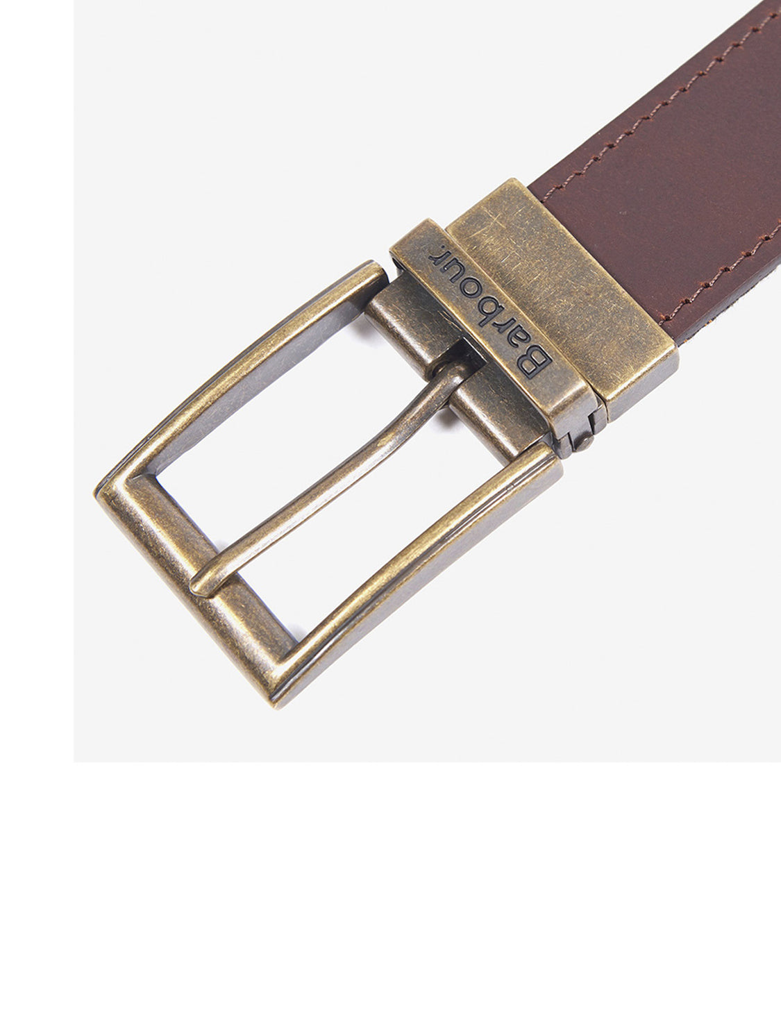 Reversible Tartan Leather Belt 