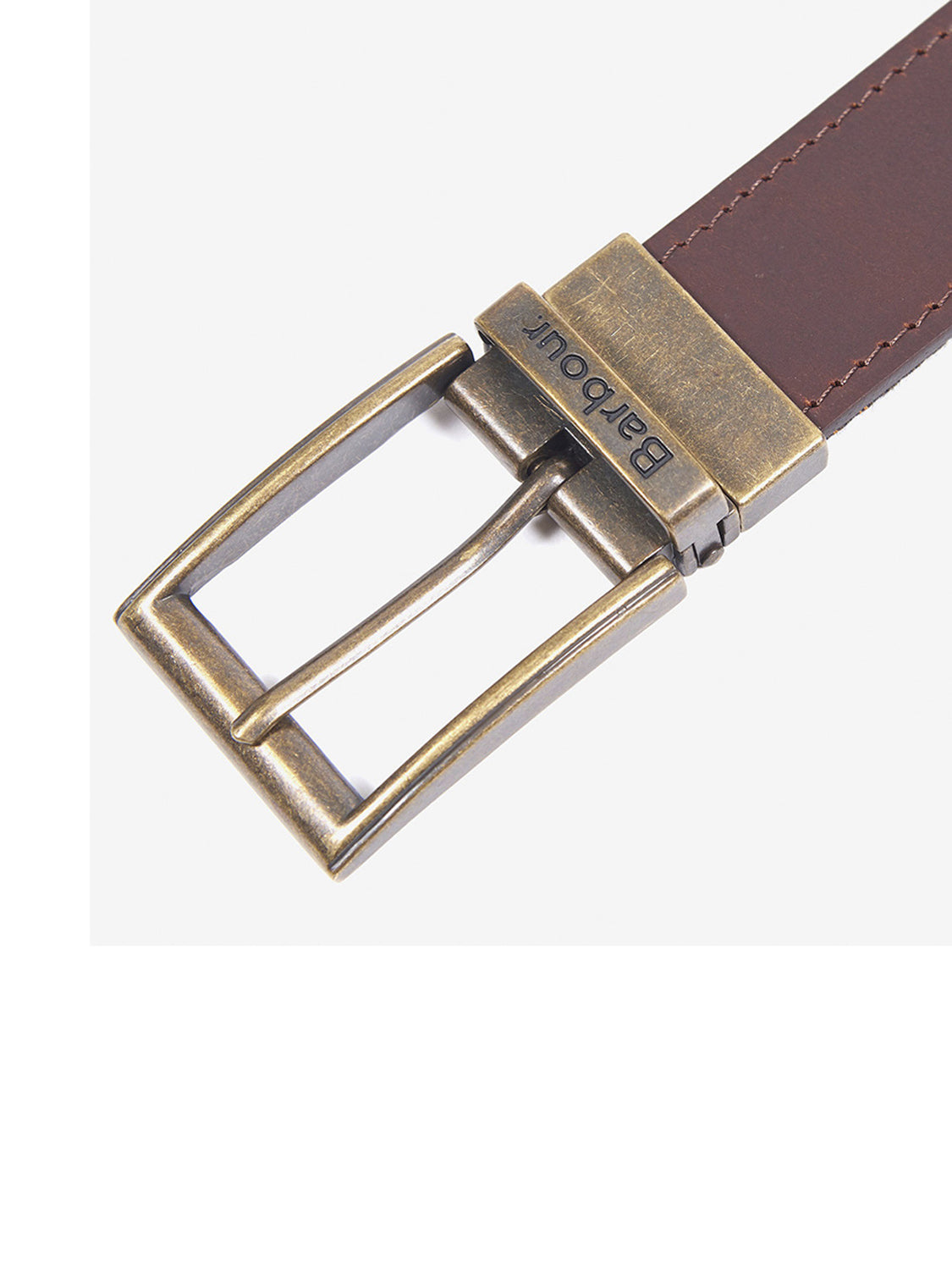 Reversible Tartan Leather Belt 
