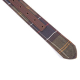Reversible Tartan Leather Belt 