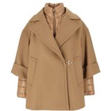 Double Hood Detachable Striped Trap.