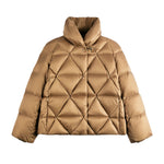 Down Cape Raglan Argyle + Gancio 