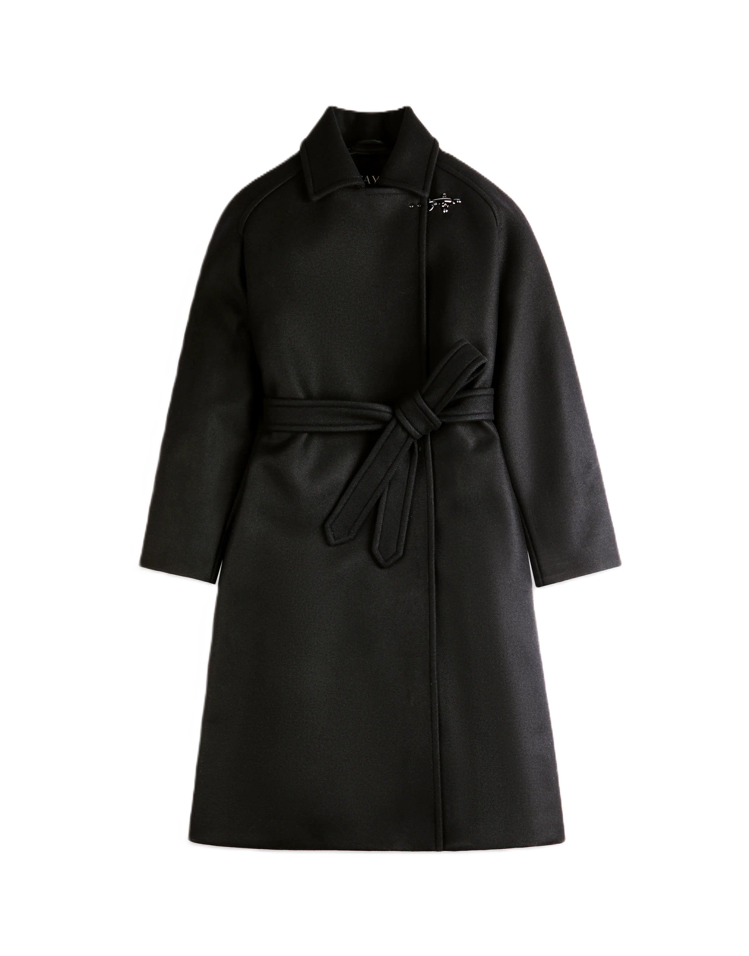 Cappotto Vestaglia In Lana + Gancio 