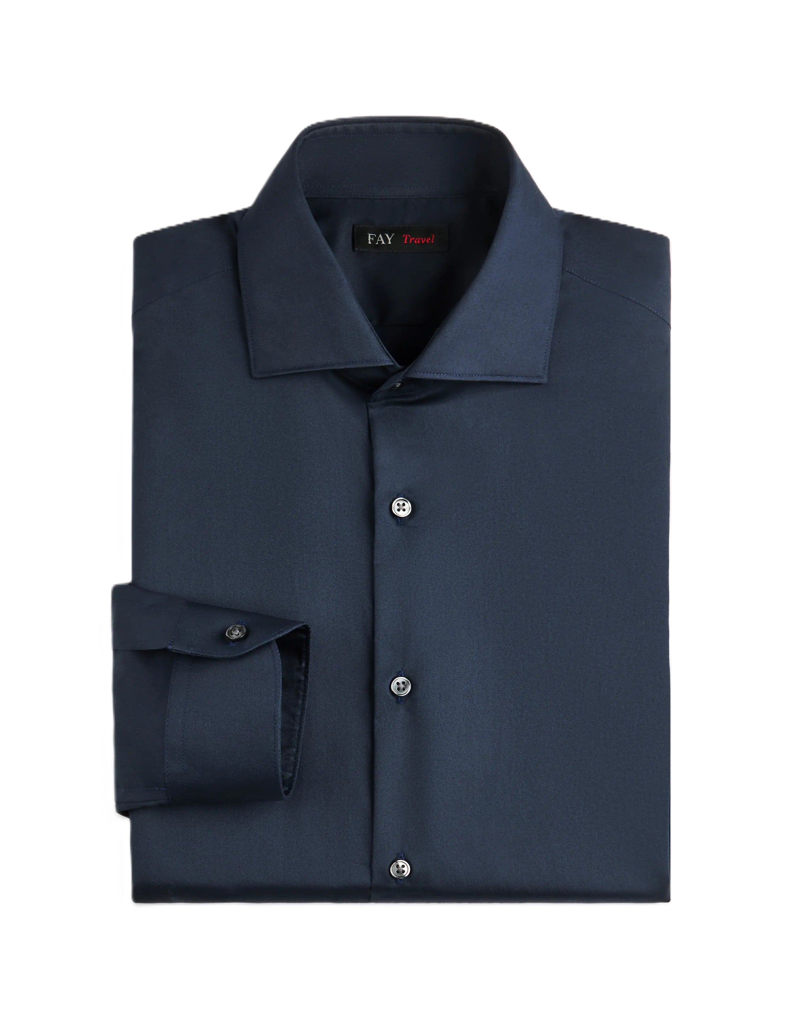 Camicia Travel Collo Francese 