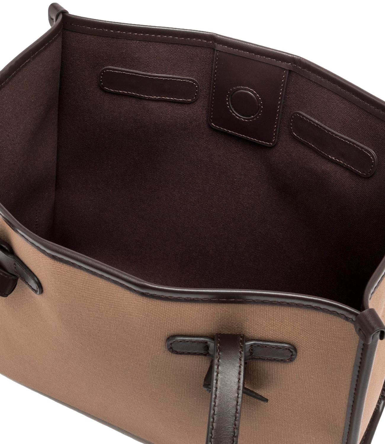 Marcella Bag Tessuto E Pelle Comm Cnv-Se 
