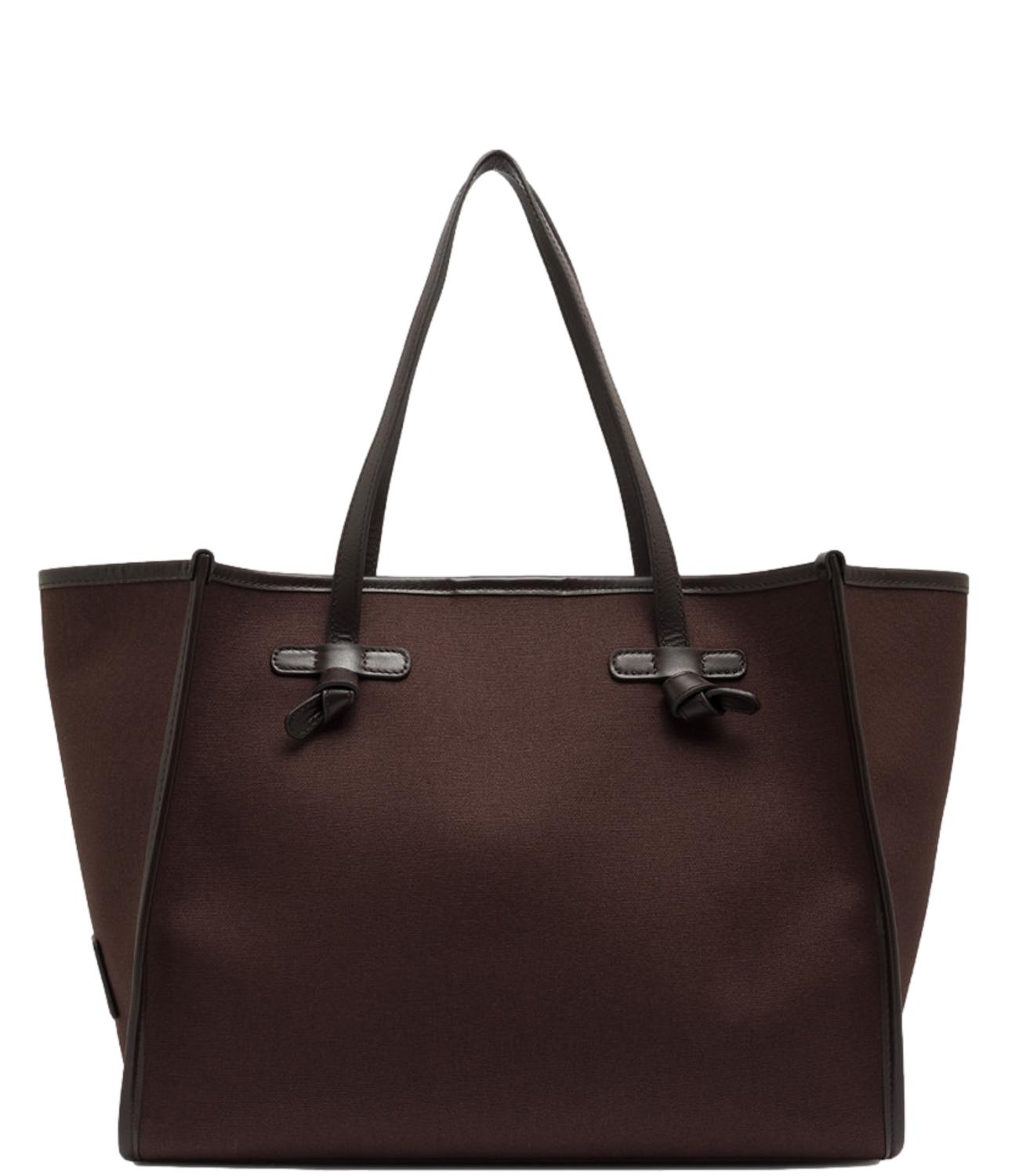 Marcella Bag Tessuto E Pelle Comm Cnv-Se 