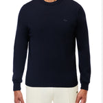 Maglione girocollo in lana merino 