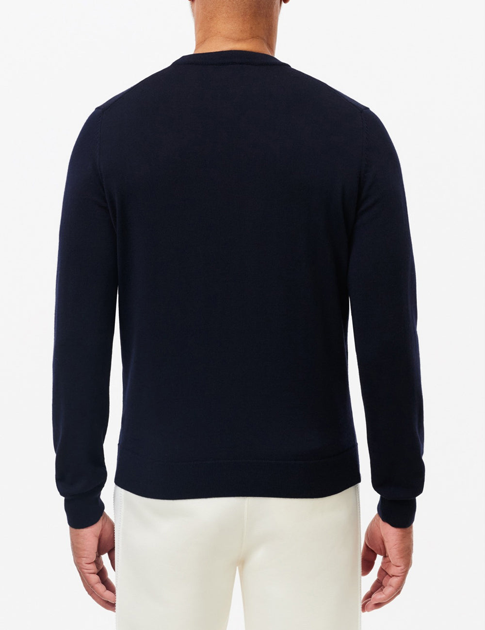 Maglione girocollo in lana merino 