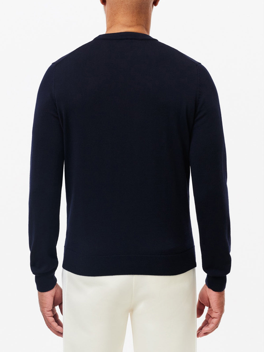 Maglione girocollo in lana merino 