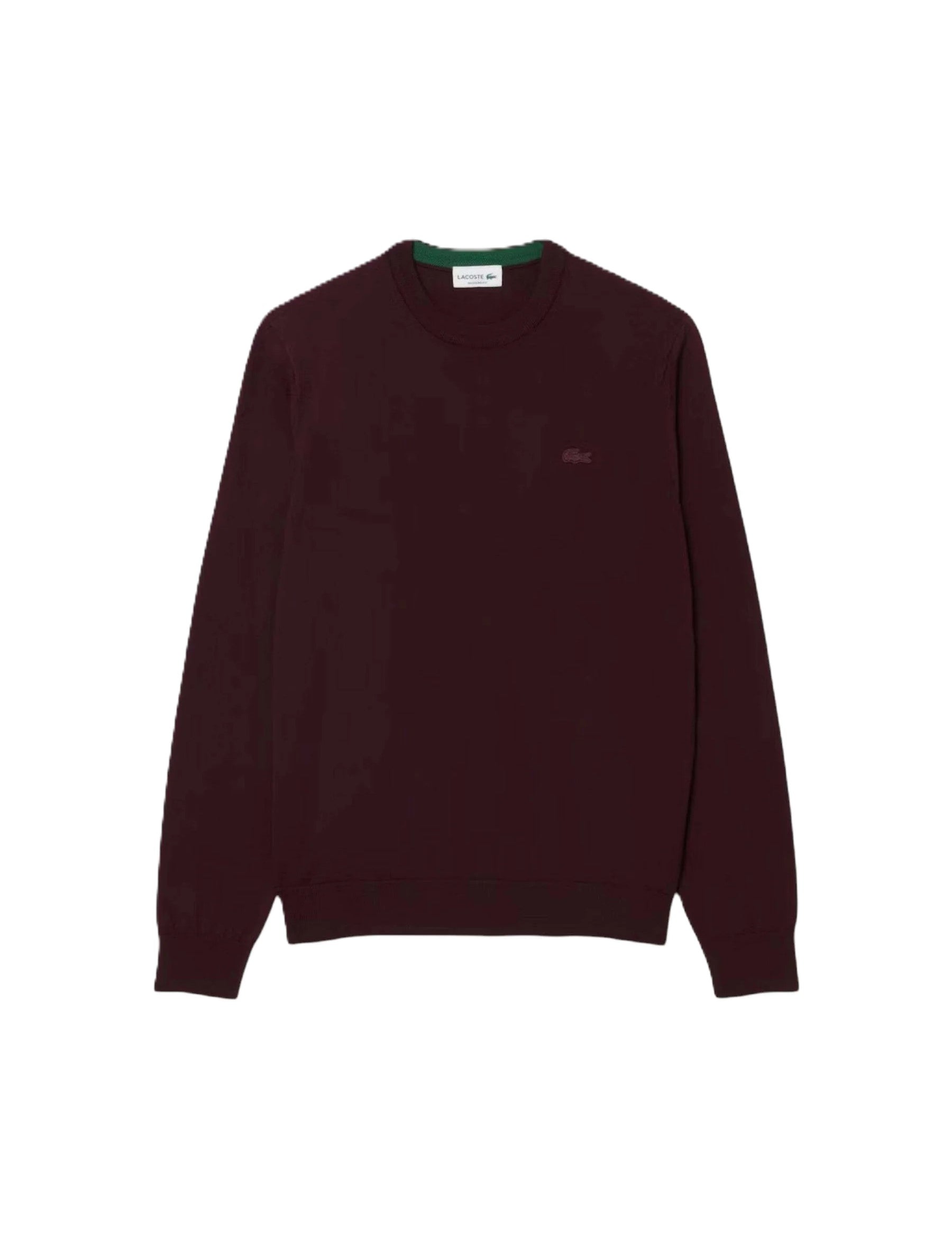 Maglione girocollo in lana merino 