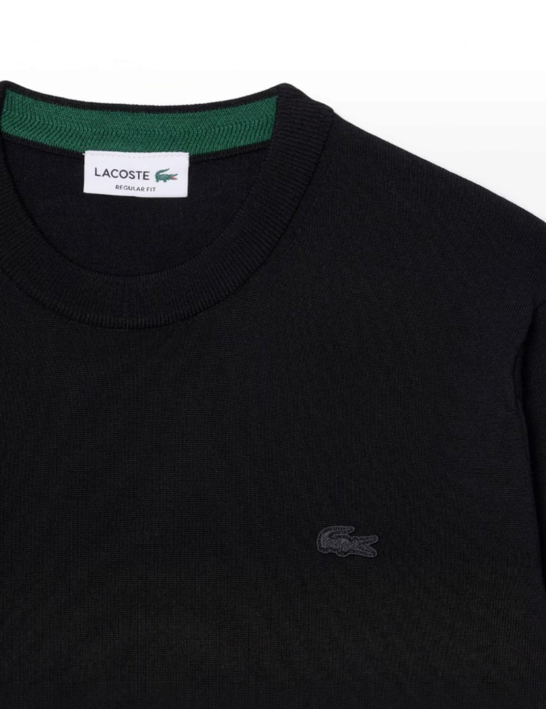 Maglione girocollo in lana merino 