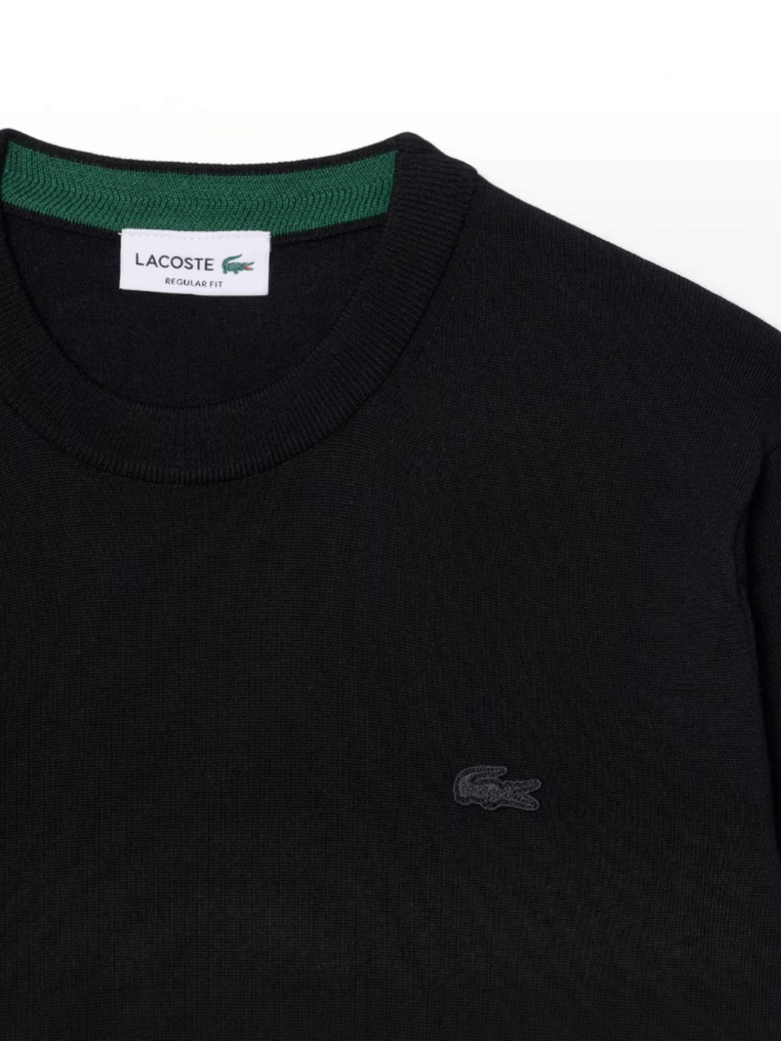 Maglione girocollo in lana merino 