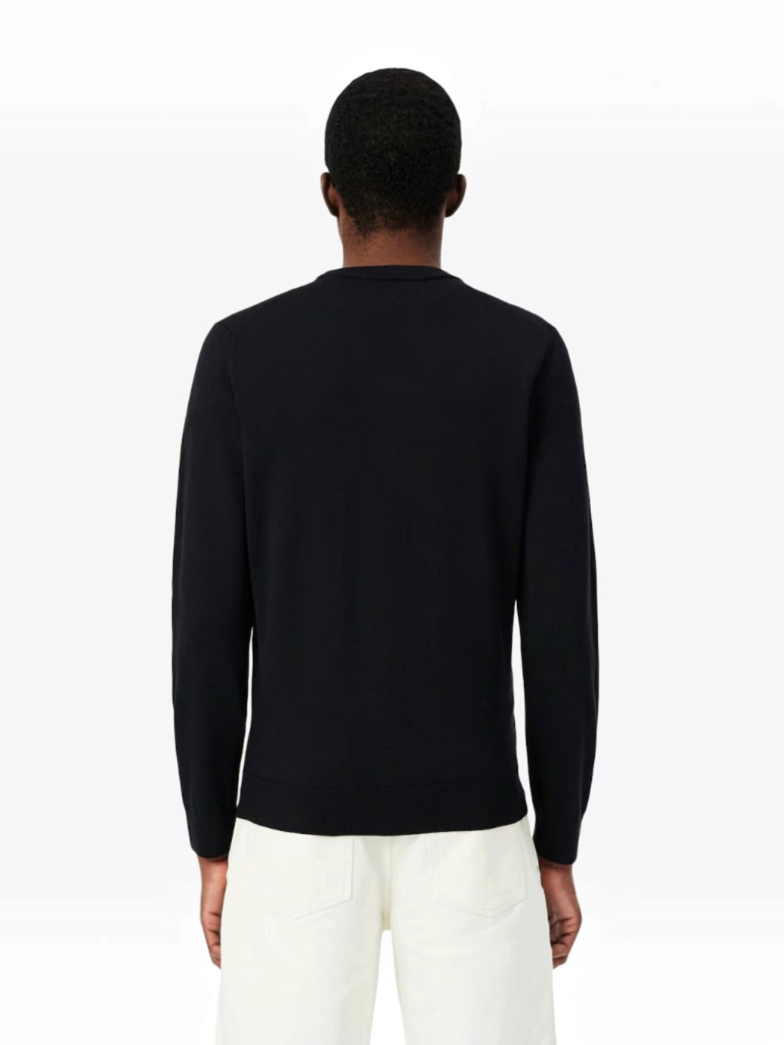 Maglione girocollo in lana merino 