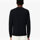 Maglione girocollo in lana merino 