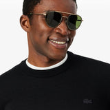 Maglione girocollo in lana merino 