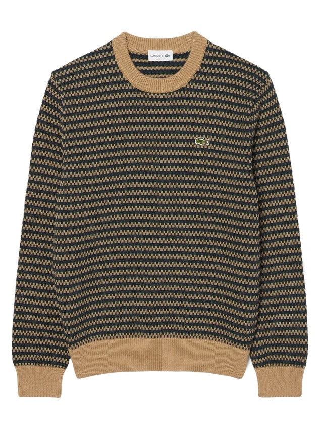 Maglione jacquard in cotone 