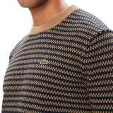 Maglione jacquard in cotone 