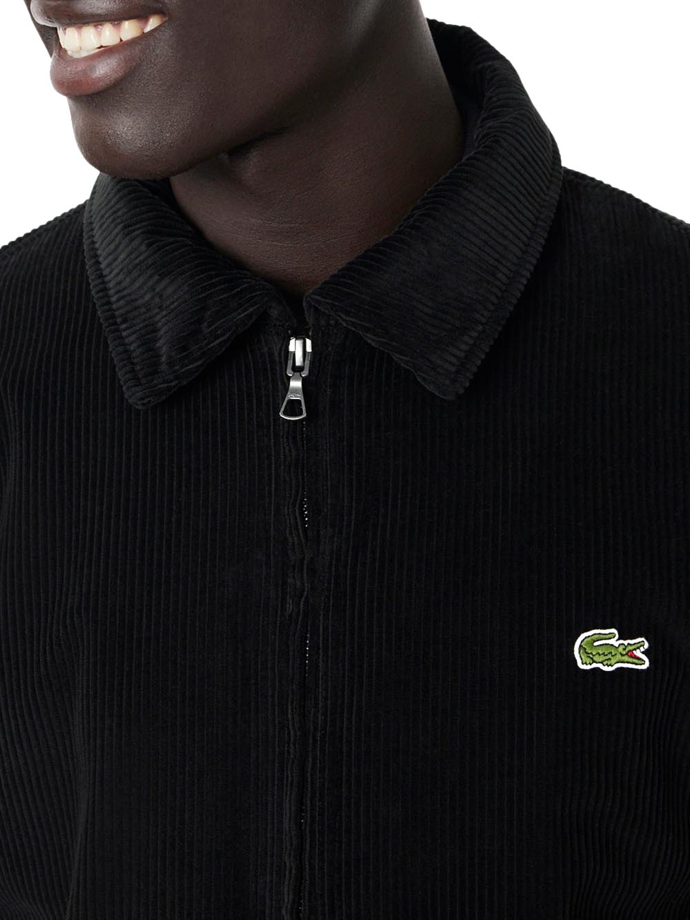 Padded corduroy bomber jacket