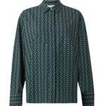 Camicia oversize fluida stampata 