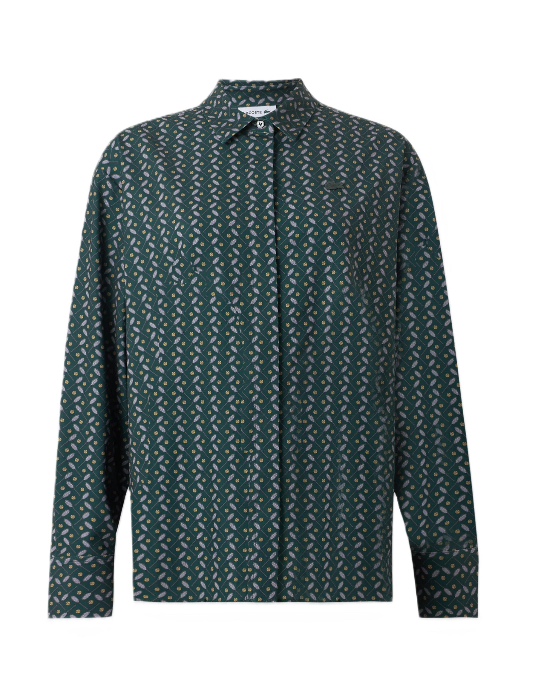 Camicia oversize fluida stampata 