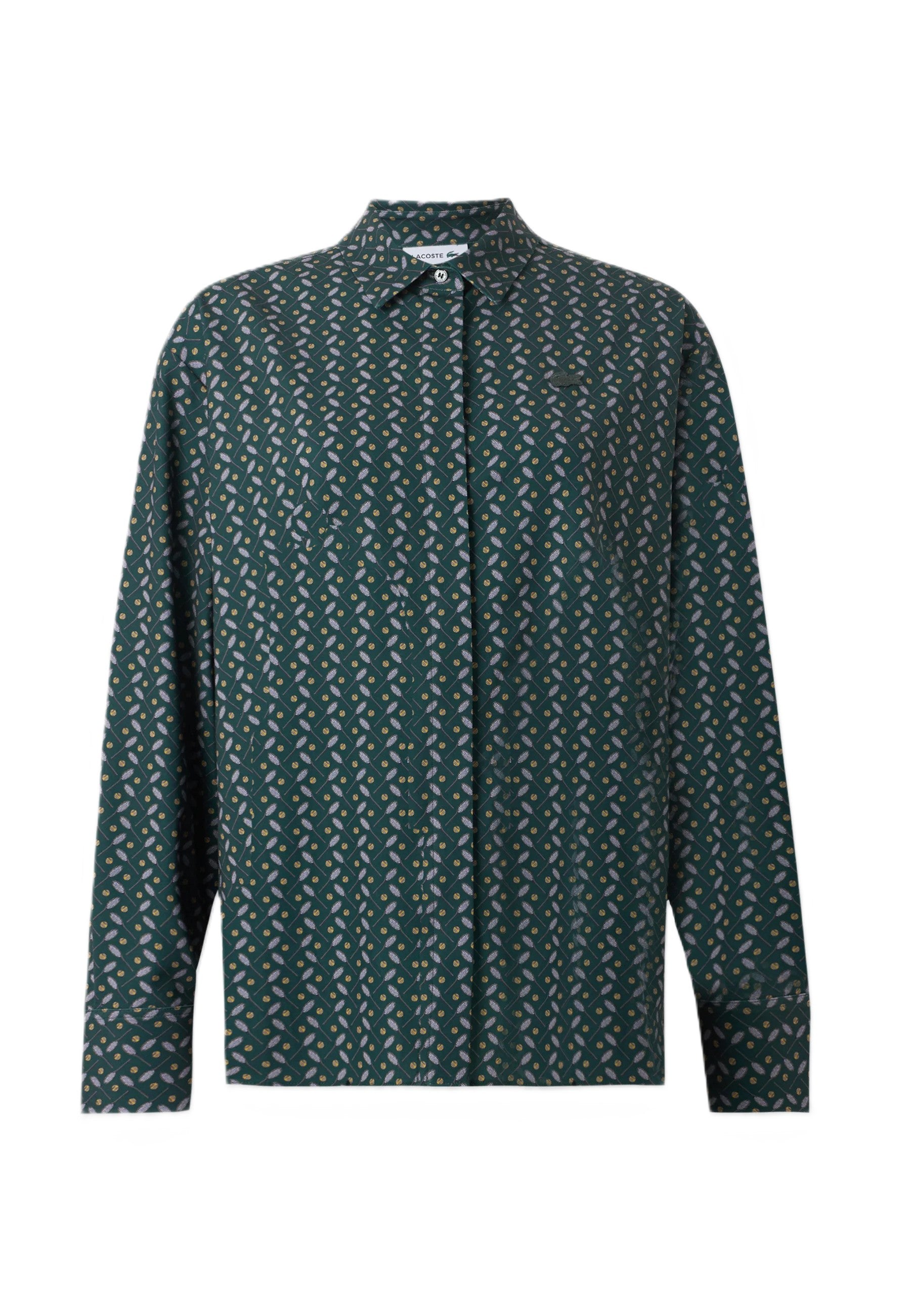 Camicia oversize fluida stampata 