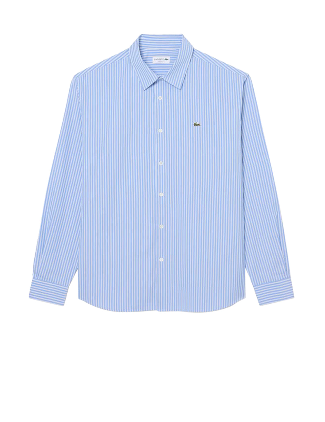 Regular fit striped shirt in pinpoint fabric