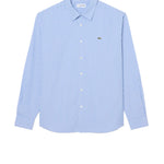 Camicia regular fit a righe in tessuto pinpoint 