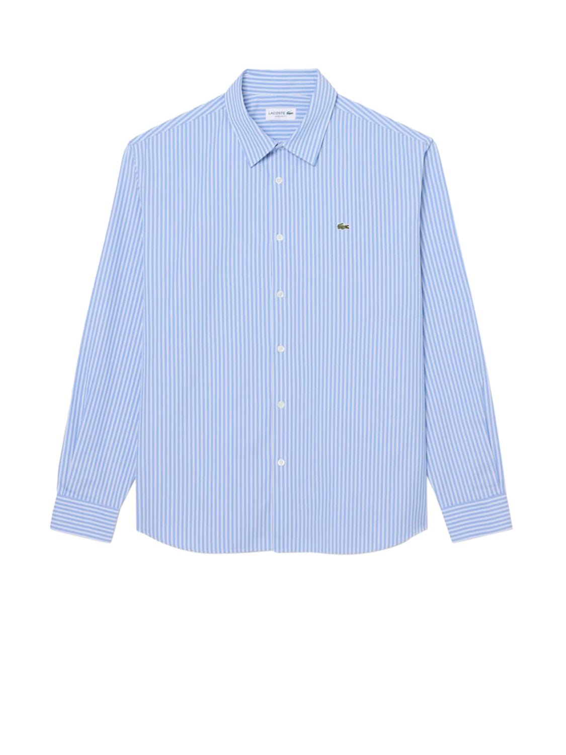 Camicia regular fit a righe in tessuto pinpoint 