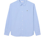Camicia regular fit a righe in tessuto pinpoint 