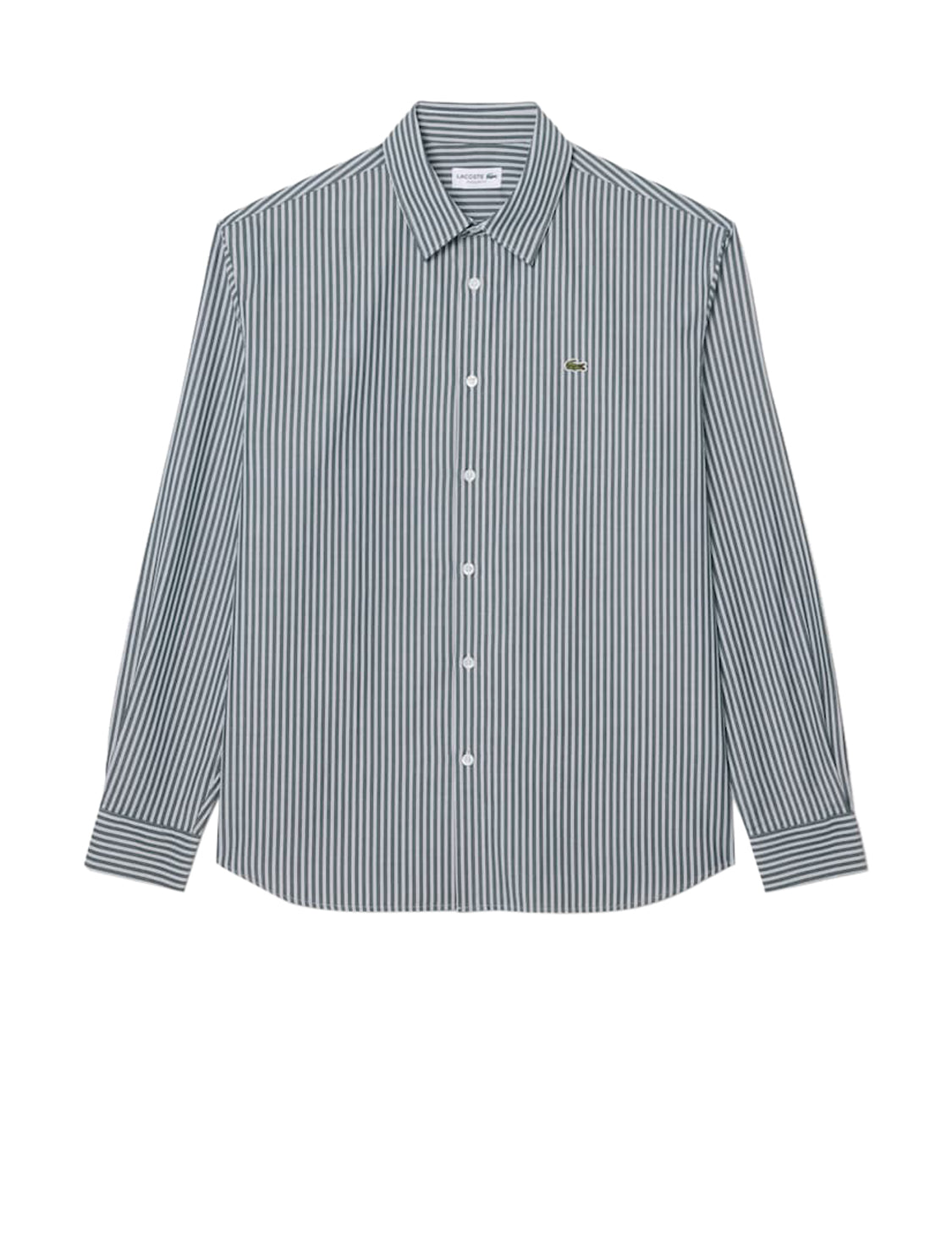 Regular fit striped shirt in pinpoint fabric