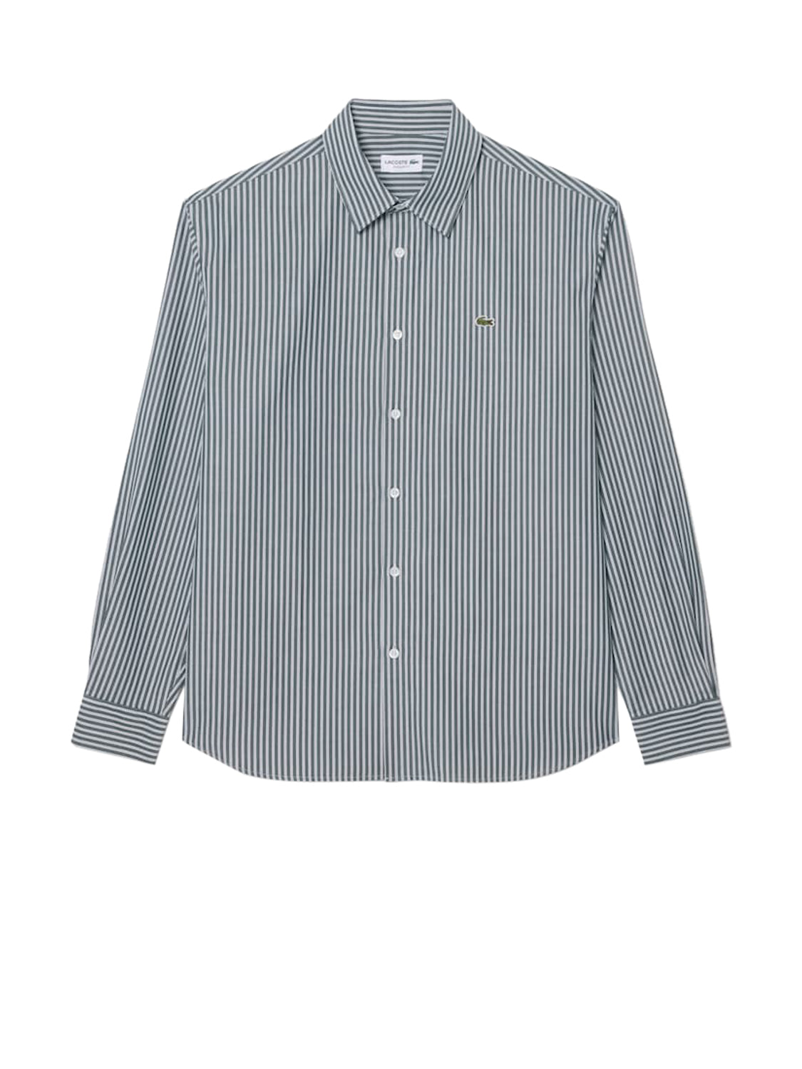 Camicia regular fit a righe in tessuto pinpoint 