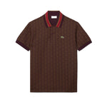 Classic fit monogram jacquard polo shirt