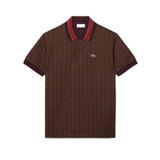 Classic fit monogram jacquard polo shirt