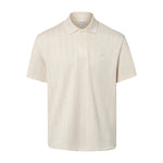 Polo classic fit jacquard con monogramma 