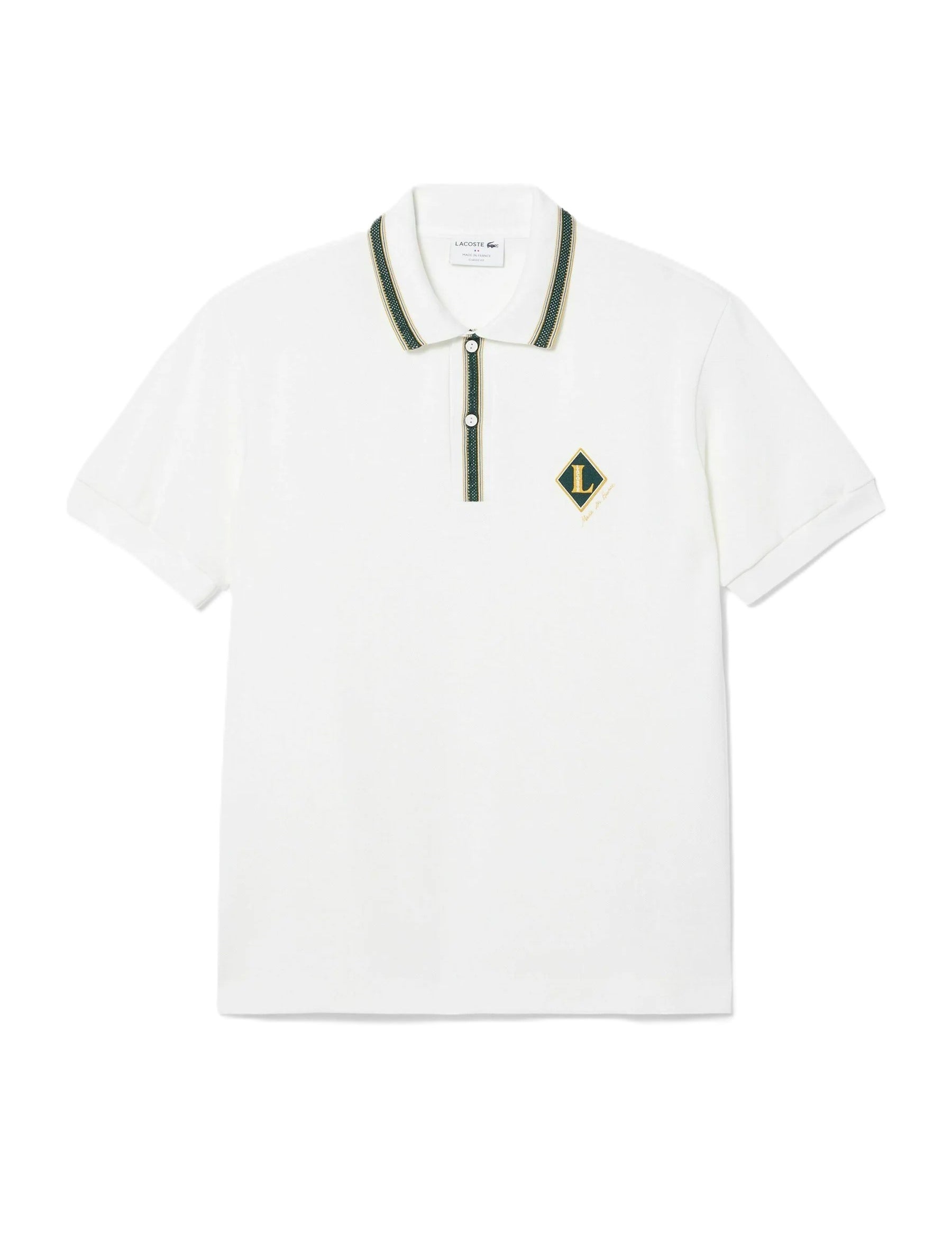 Polo classic fit con stemma Made in France 