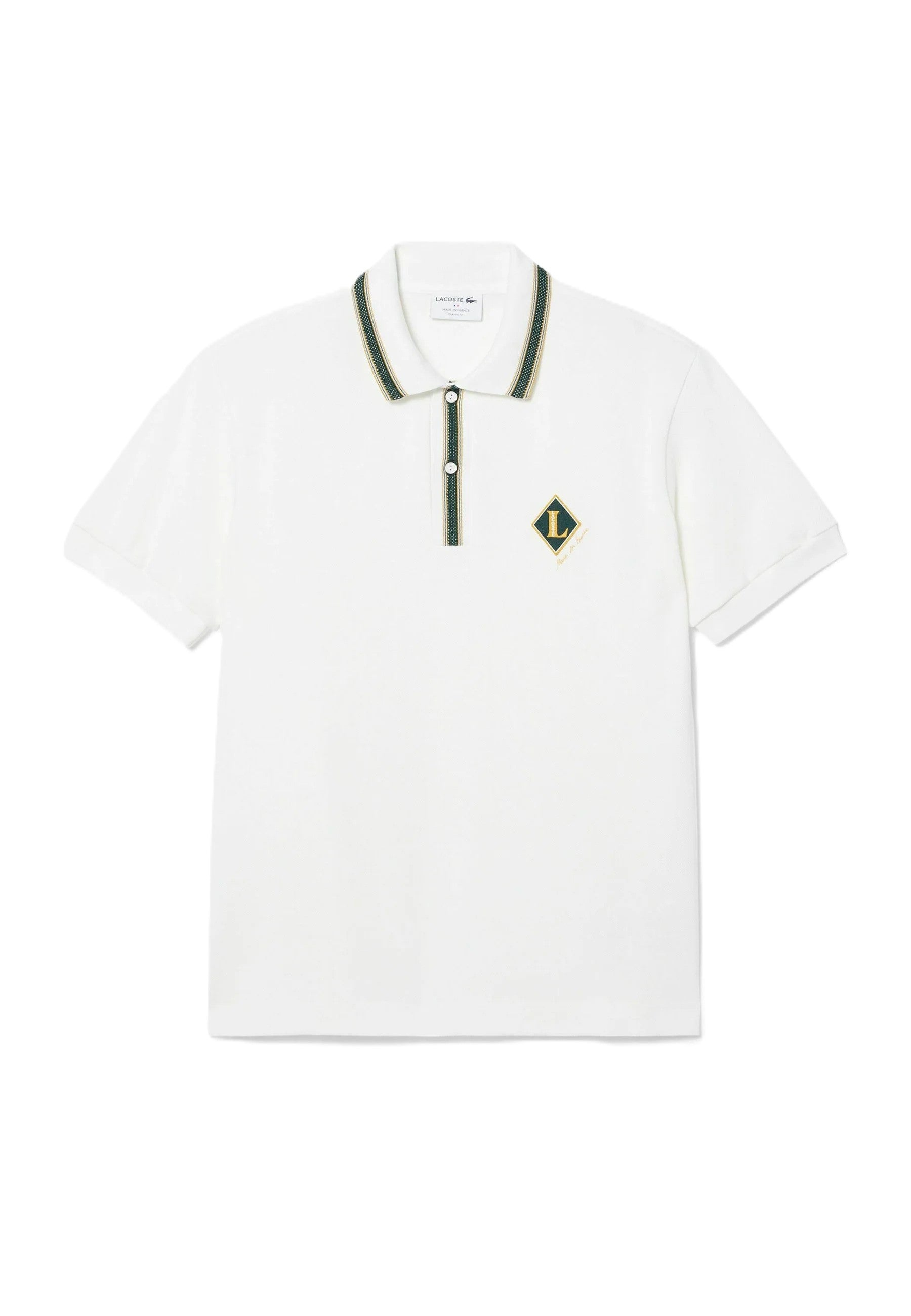 Polo classic fit con stemma Made in France 