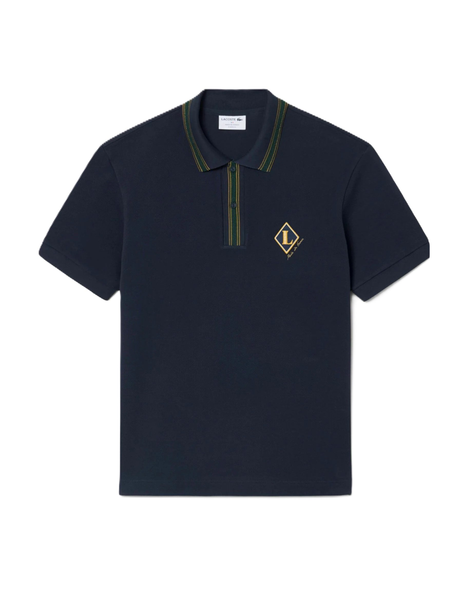 Polo classic fit con stemma Made in France 