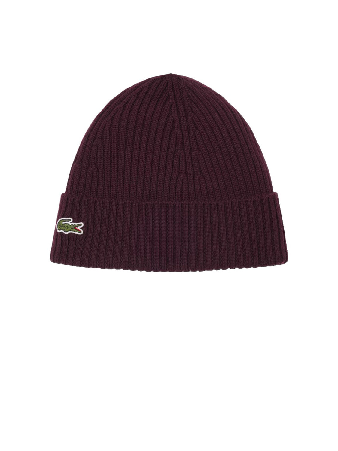 Brushed ribbed wool beanie
