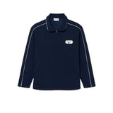 Felpa Tennis Heritage con zip e stemma 