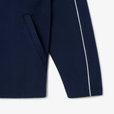 Felpa Tennis Heritage con zip e stemma 