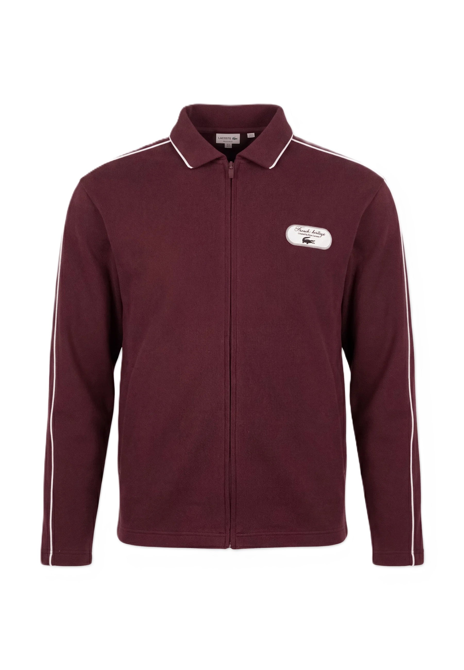 Tennis Heritage zip-up sweatshirt with crest