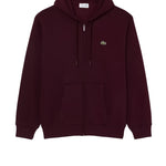 Hoodie in fleece fabric