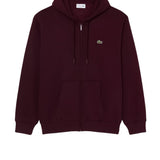 Hoodie in fleece fabric