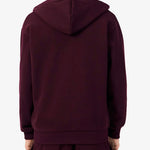 Hoodie in fleece fabric