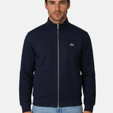 Felpa double face piqué zipped 