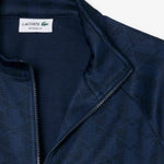 Giacca con zip jacquard con monogramma 