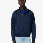 Giacca con zip jacquard con monogramma 