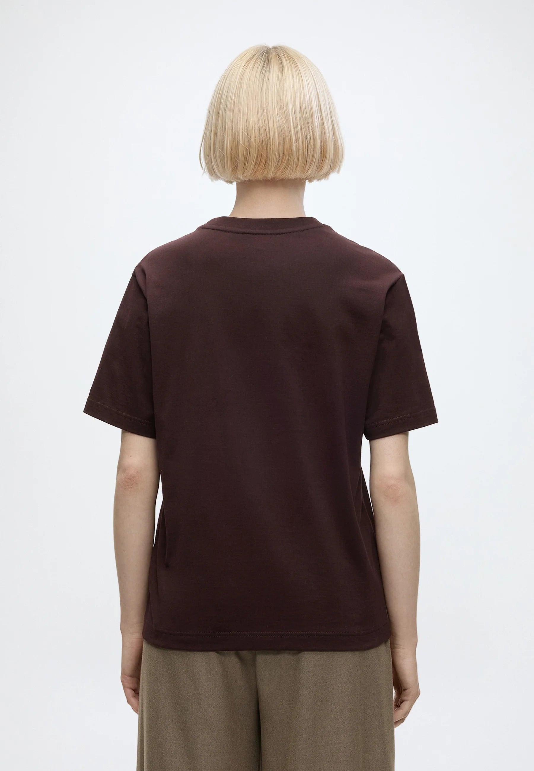 T-shirt in morbido cotone relaxed fit 