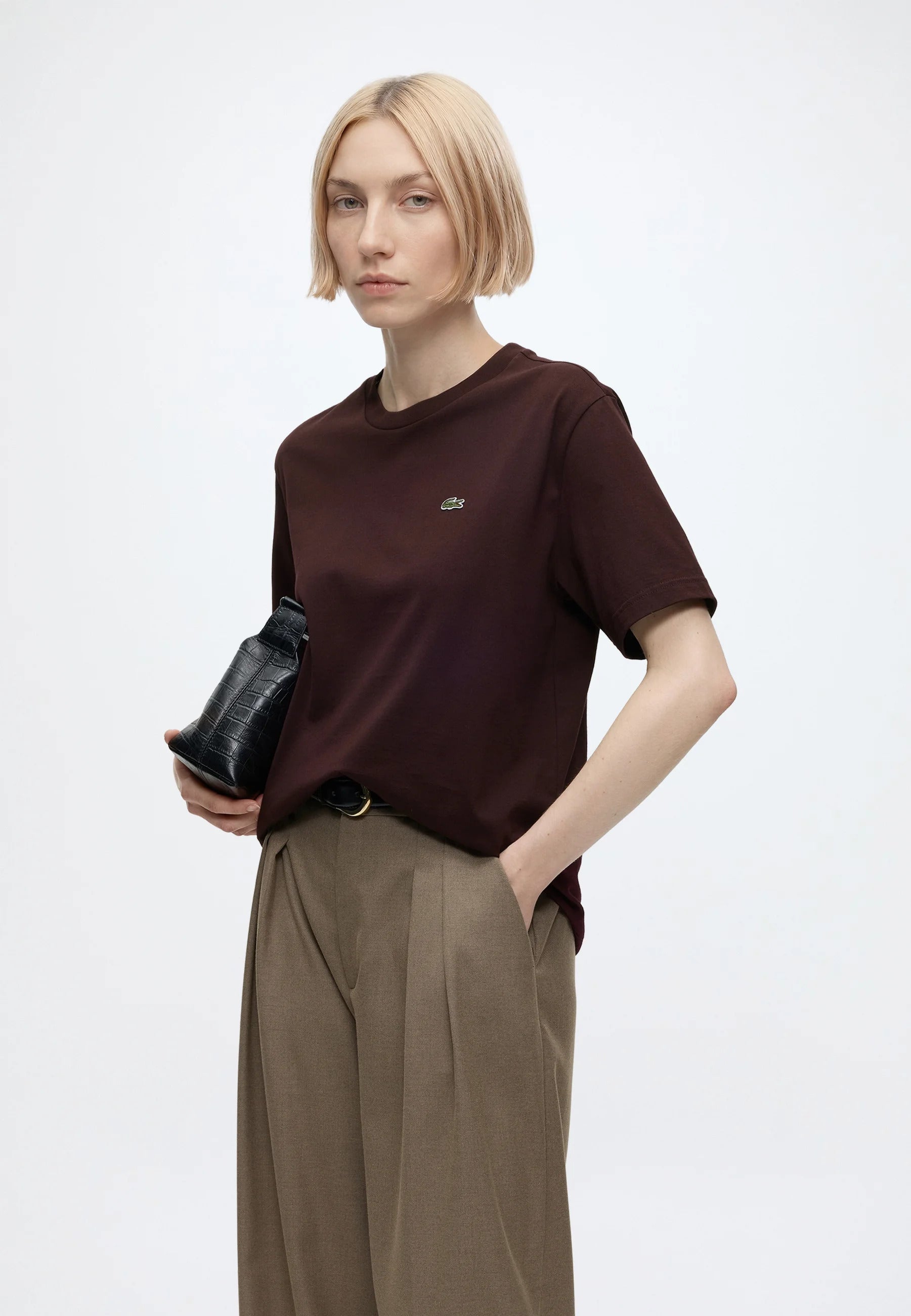 T-shirt in morbido cotone relaxed fit 