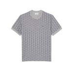 Slim fit T-shirt with jacquard monogram
